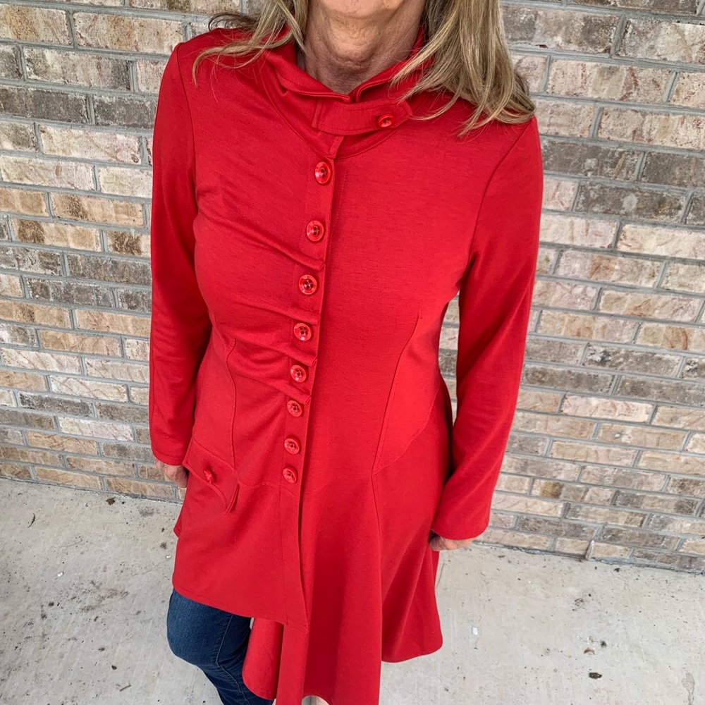 Military Style Dress Coat by Ubu